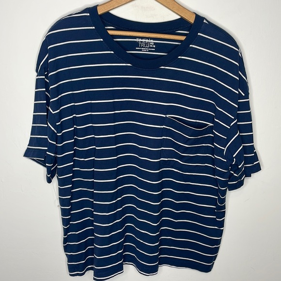 Time and Tru Tops - NWOT Pima Cotton Pocket Tee